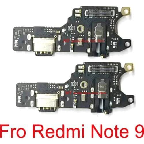 USB Charge Charging Dock Board Port Flex Cable For Xiaomi Mi Redmi Note 9 Note9 USB Charger Port Flex Cable Repair Part