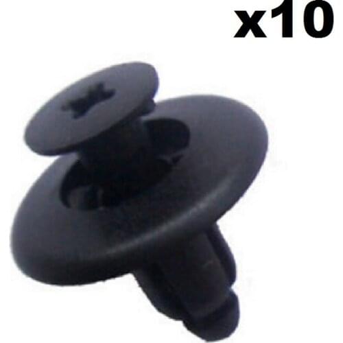 10x 8mm Wheel Arch Lining Clips for Honda Mazda Toyota