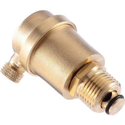 1/2" Release Valve Brass Automatic Air Vent Valve Pressure Relief Value for Solar Water Heater System