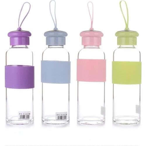 1PC new double wall layer water bottle car cup leak proof heat insulation cup sport glass water bottle KD 1465