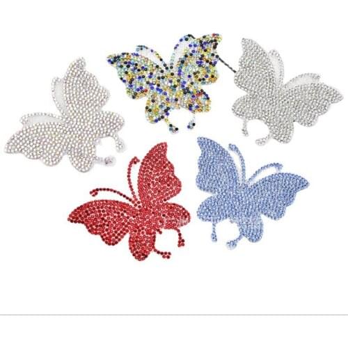 1Pcs Color Butterfly Glass Water Diamond For Dress Accessories Wedding Dress Accessories