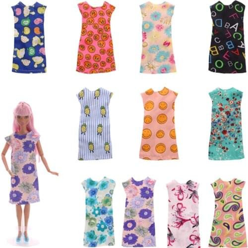 11 Set Fashion Accessories Doll Beautiful Dresses For Babies Dolls Girls Toy Gift