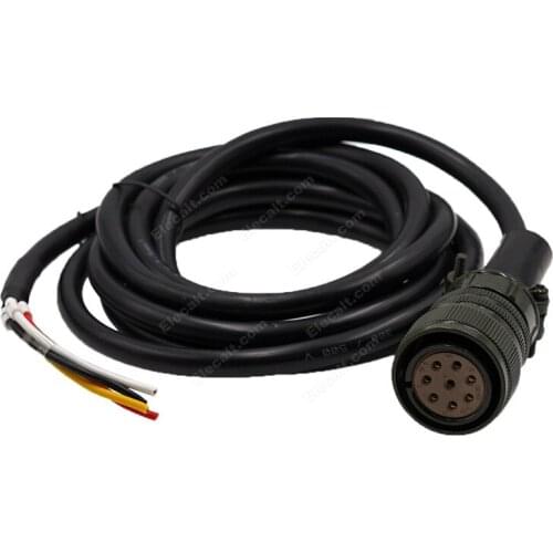 3 Meters Power Connector Cable MR-PWCNS1-3M for HC-SFS52, 102, 152; HC-RFS103, 153, 203 -Motors IAK3_SERVO