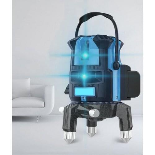 5 Line 6 Points Green Laser Level Self-leveling Horizontal and Vertical 360 Degree Adjustment 515nm Auto Cross Line Laser Level