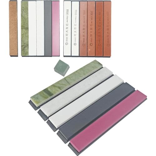 White Corundum Fixed Angle Sharpener Whetstone Knife Sharpener Sharpening Polishing Correction Stone Leatherwear Set