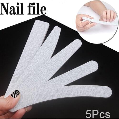 100/180 double-sided sandpaper nail file nail removal rubbing strips for nail patch file polishing shaping polished nail noodles