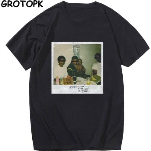 Kendrick Lamar Good Kid Mens / Womens T Shirt Free Shipping Fashion 100% Cotton O-Neck Short Sleeve Tee Shirts Loose Print