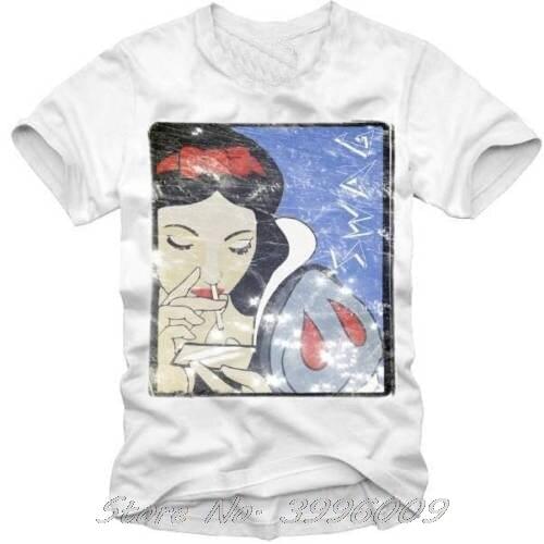 T Shirt Schneeflittchen Kokain Pablo Escobar Scarface Porno Newest Letter Print Summer Short Sleeve Cotton Tshirt Streetwear