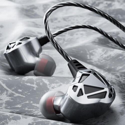 F5 Gaming Headset Universal Dynamic 3.5mm Plug HiFi Heavy Bass Headphones Wired In-ear Phone Earphone With Mic