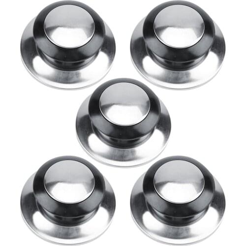 5Pcs/Set Lid For Cookware Pot Saucepan Kettle Lid Cookware Saucepan Kettle Lid Replacement Knobs Cover Holding Handles Pan Part