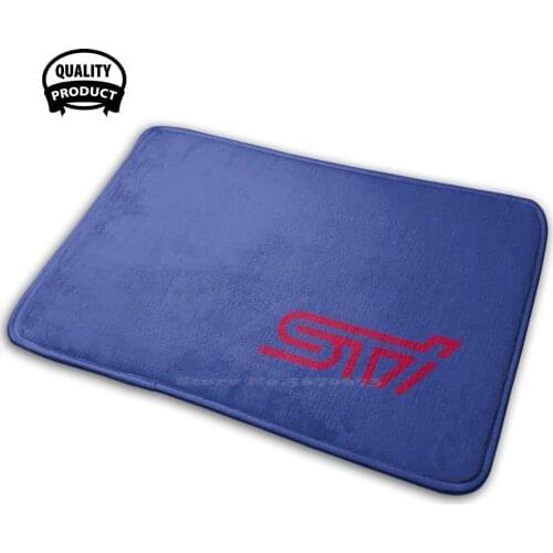 Sti Logo Wr Blue Pearl 3D Household Goods Mat Rug Carpet Cushion Mitsubishi Rally Ralliart To Sb Lancer Evo Evolution Mcrae