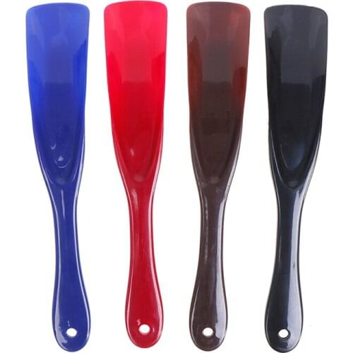 19.5cm Shoe Horns Professional Plastic Shoe Horn Spoon Shape Shoehorn Shoe Lifter tool 4 Colors