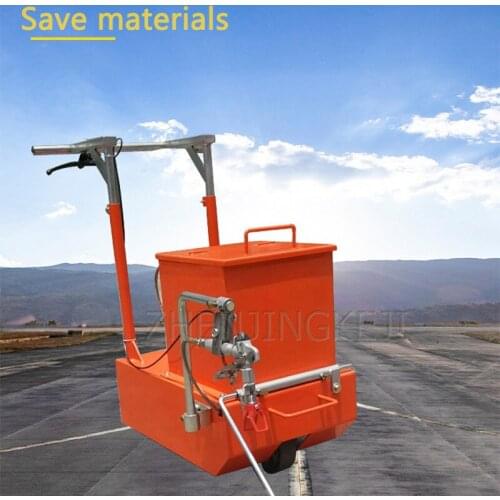 Hand-held Asphalt Road Bottom Oiler Small Marking Machine Hand Push Primer Car For Hot Melt Paint Bonding Machine Rubber Track