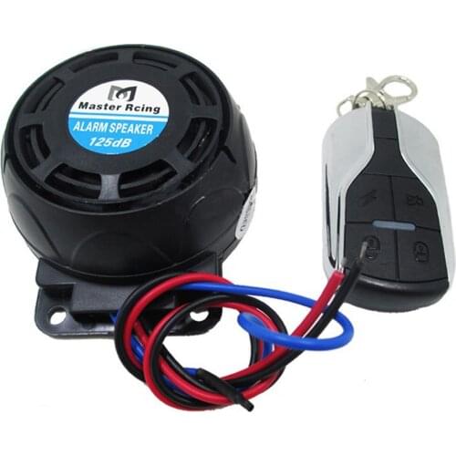 9-16v Motorcycle Scooter Alarm Speaker Anti Theft Burglar Security System Wireless Remote Control Arming Disarming