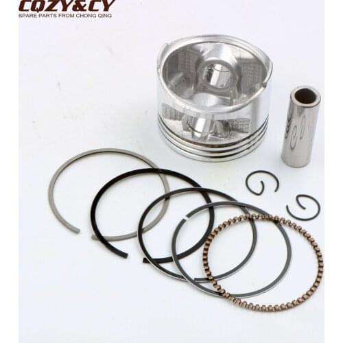 Scooter 57mm/15mm piston kit for Vespa Zip125 Lx125 Et4 Lxv4 S 125cc 4-stroke engine