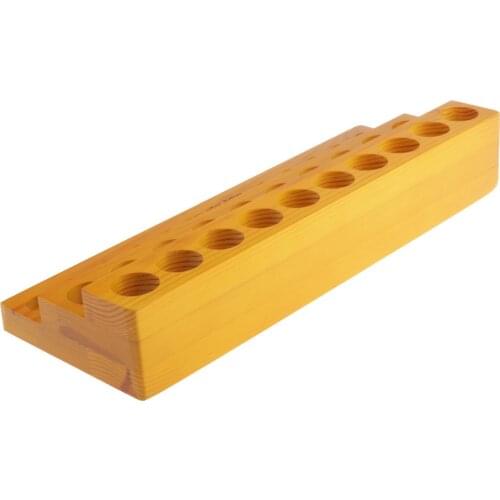 Essential Oils Storage Rack, Wooden Nail Polish Display Holder Organizer- 28 Slots for 10/30ml Bottle