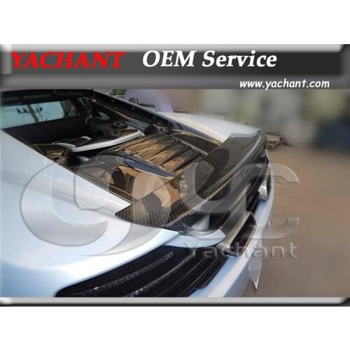 Carbon Fiber V Pattern Trunk Cover Fit For 2011-2014 MP4 12-C 650S