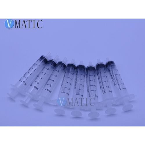 High Quality Non-Sterilized 6Cc/Ml Manual Glue Dispensing Syringe Applicator Glue Dispensing Syringe