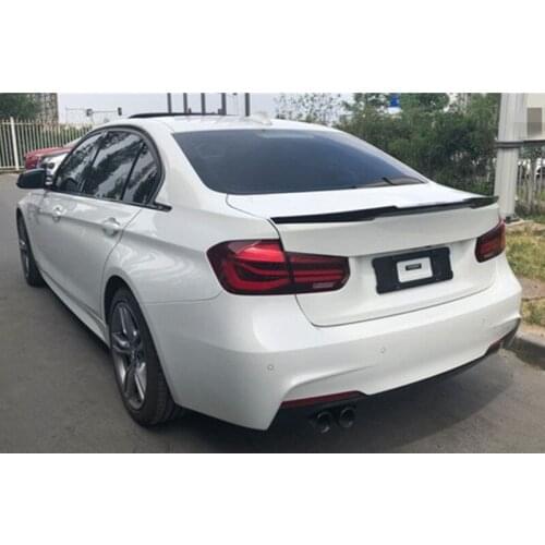 For BMW 3 Series F30 2013-2019 high quality ABS Plastic Unpainted Color Rear Spoiler Wing Trunk Lid Cover Car Styling