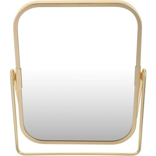 Vanity Makeup Mirror With Metal Stand 360 Degree Swivel Desktop Tabletop Mirror