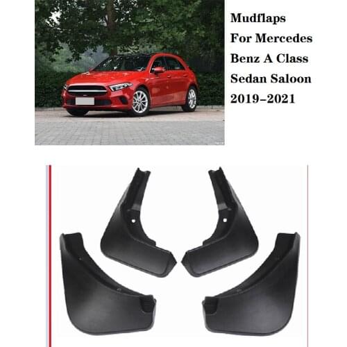Mudflaps for Mercedes Benz A Class Sedan Saloon 2019-2021 Fender Mud Guard Splash Flap Mudguards Accessories