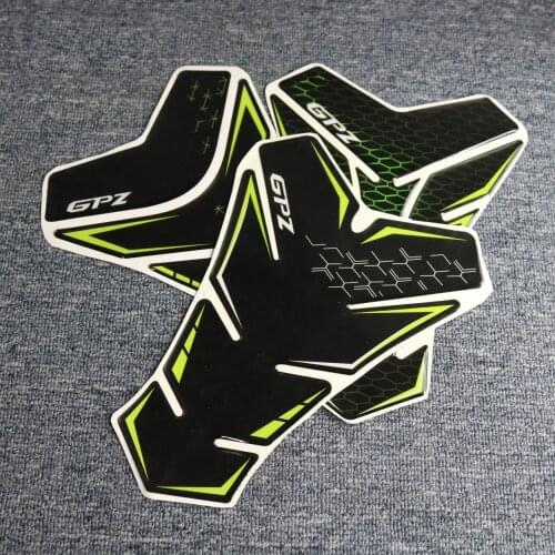 For Kawasaki GPZ 1000RX GPZ1000RX Logo Motorcycle 3D Reflective Fuel Tank Sticker Cover Pad Motorcycle Decorative Decal