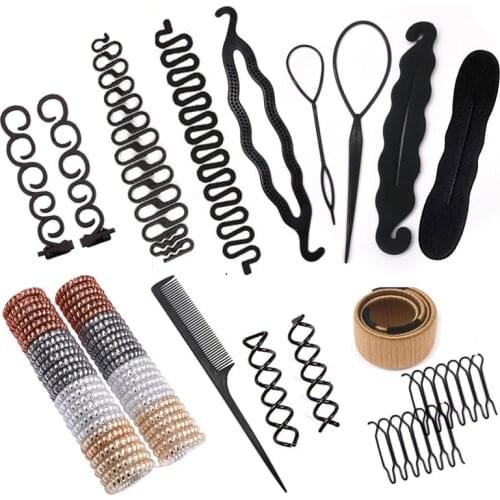 Hair Braiding Tool Weave Braider Roller Hairpins Clips Hair Twist Styling Tool DIY Hair Accessories for Women Hairstyle
