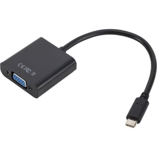Type C to VGA Adapter Cable USB C USB 3.1 to VGA Adapter for Macbook
