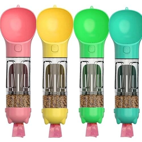 500ML Multifunction Pet Dog Water Bottle for Cat Dogs Travel Puppy Drinking Bowl Outdoor Pet Water Dispenser Feeder Pet Product