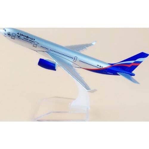 16cm Alloy Metal Air Aeroflot Russian Airlines Airbus 330 A330 Airways Airplane Model Plane Model W Stand Aircraft Gift