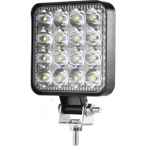 New Led light bar 48w Led bar 16barra Square Spotlight Off road LED work light 12V 24V For Car Truck 4X4 4WD Car SUV ATV