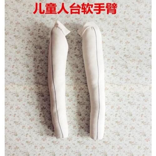 Wholesale Children set the soft arm, cotton and linen fabric can be pin inserted any bent model arm 2PC/1SET mannequin, B504