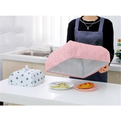 Foldable Food Covers Keep Warm Hot Aluminum Foil Food Cover Dishes Insulation Useful Kitchen Gadgets Accessories