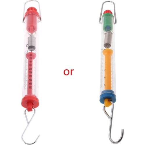 Newton Force Meter Spring Scale 5N 500g Dual Scale Labeled Balance Dynamometer Y5JA