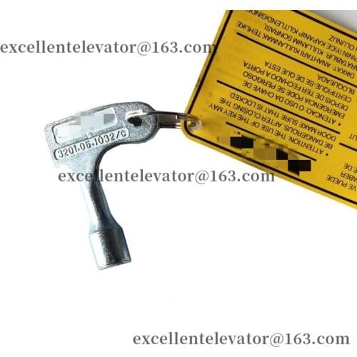 3201.05.1032/C Lift Triangle Key Suitable for Most Brand Elevators Use for Selcom 1 Pack=10 Pieces