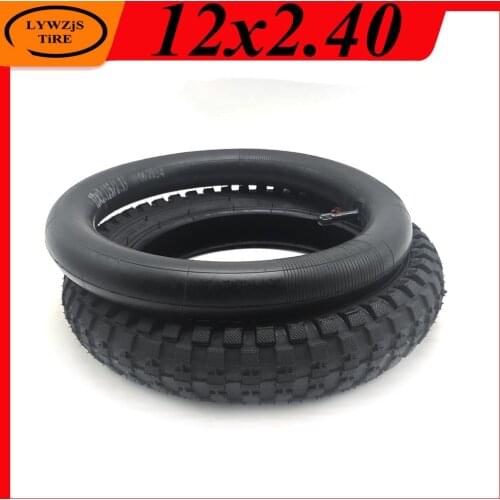 12x2.40 Bicycle Tire 12x2.40(64-203) Inner and Outer Tyre 12*2.4 Inflation Tire for Kids Bike Childrens Bicycle Parts
