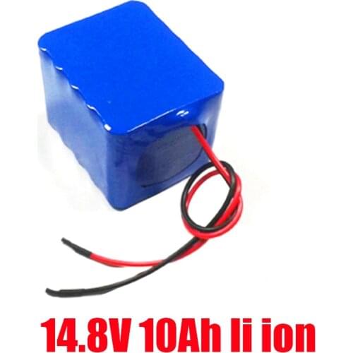 14.8v 14.4v 10ah 18650 Lithium Ion Battery Pack Factory 12v Li-ion Battery with BMS + charger