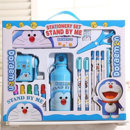 17pcs/set cartoon dora stationery set kids Cute pencil bags set students school supplies children back to school study tool