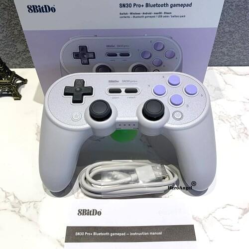 8BitDo SN30 Pro Plus + Bluetooth Gamepad Wireless Controller With Joystick for Nintendo Switch PC Phone IOS Android Raspberry PI