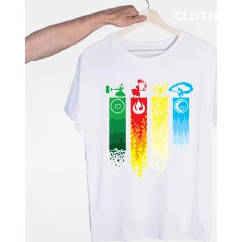 Avatar the last airbender Aang Avatar New Fashion Hip Hop T Shirt Men Women Harajuku T-Shirts Print Tees Tops