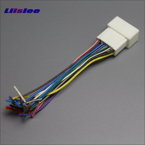 Liislee Plugs Into Factory Harness For Lexus ES300 ES330 GX470 IS RX350 400H RX330 - Radio Wire Adapter Stereo Male DIN To ISO