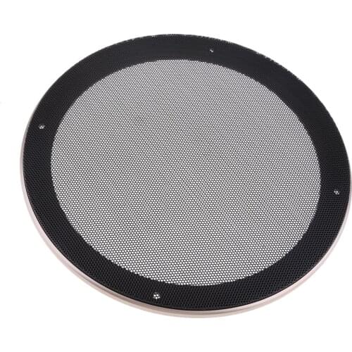 8 Inch Speaker Grills Cover Case with 4 pcs Screws for Speaker Mounting Home Audio DIY -228mm Outer Diameter Champagne