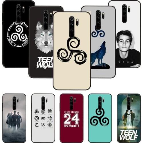 Phone Case For Xiaomi Redmi Note 8 8T 7 7A 9 9S 8A 4 5 Pro Black Cover Hoesjes 3D Back Teen Wolf TV series Dylan O’Brien