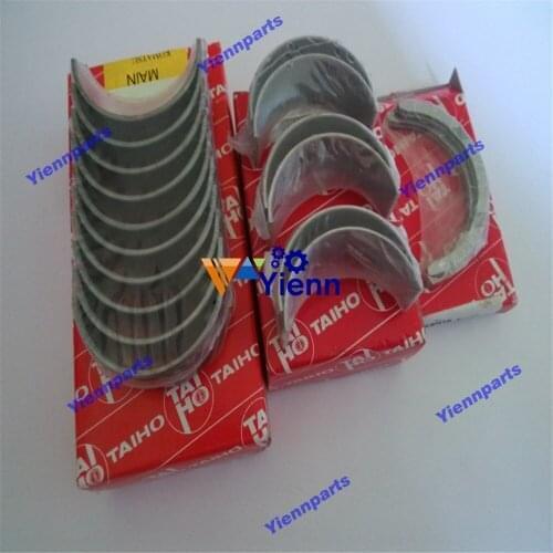 4TNE82A Crankshaft Main Connrod Bearing Thrust Washer Set For Yanmar Excavator Engine Repair Parts