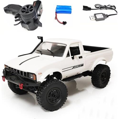 Newest WPL C24 Upgrade C24-1 1:16 RC Car 4WD Radio Control Off-Road Mini Car RTR KIT Rock Crawler Electric Buggy Moving Machine