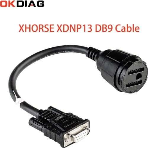 Newest XHORSE XDNP13 DB9 Cable Work with Mini Prog For Mercedes EIS Data reading
