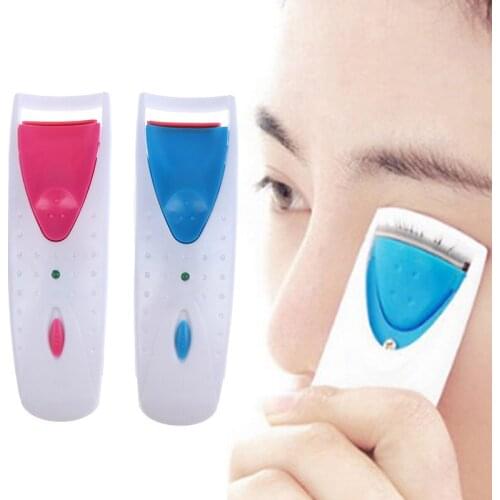 Elektrische Verwarmde Wimperkruller Langdurige Natuurlijke Wimpers Curling Make-Up Eyelash Curler Eye Lash Curler New
