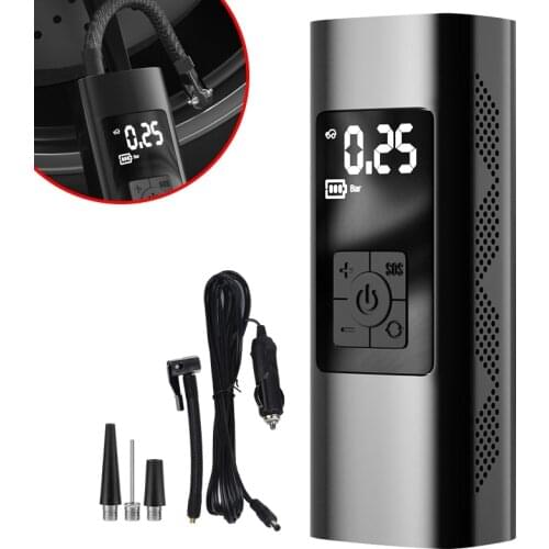 150PSI Wired Air Pump, Portable Air Compressor Tire Inflator Pump for Cars, Bicycles, Outdoor Inflatables