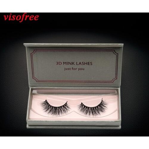 Visofree eyelashes 3D mink lashes hand made full strip lashes crisscross false eyelashes cruelty free lash dramtic lashes D107