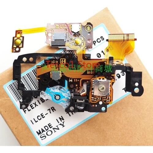 Brand new original For Sony A7 A7S A7R ILCE-7R Top Cover Shutter Power Mode Dial Button Flex Cable Repair Parts